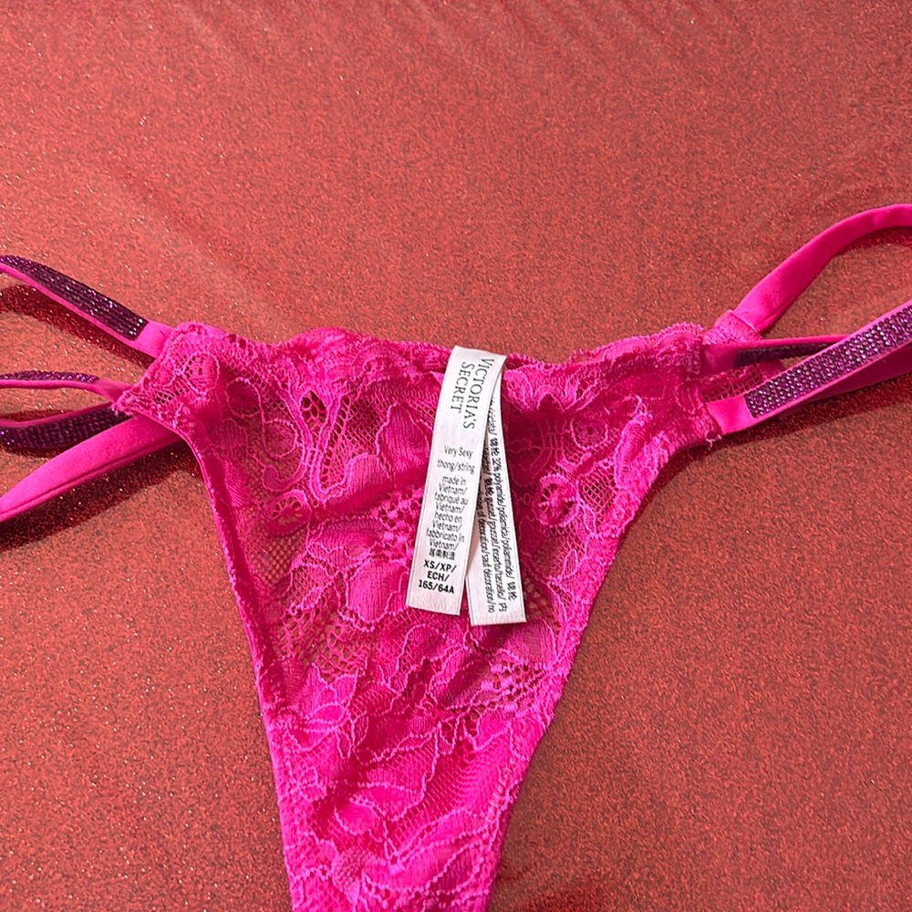 Pink thong